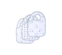 aden + anais Lot de 3 Bavoirs À Bouton-Pression En Mousseline de Coton, Bavoirs Coton Absorbants, Bavoirs d'épaule, Bébé Garçon, Bébé Fille, 23cm x 31cm, 0-36 Mois, Imprimé twinkle