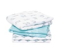 aden + anais Musy-Langes prélavés en Mousseline 100% Coton, Lot de 3 Langes absorbants, Bébé Garçon, Bébé Fille, Pratiques, Très Doux, Respirants, 70x70cm, Imprimé Now + Zen