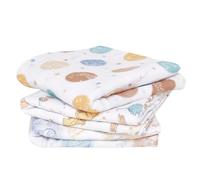 Aden + Anais Musy-Langes prélavés en Mousseline 100% Coton, Lot de 3 Langes absorbants, Bébé Garçon, Bébé Fille, Pratiques, Très Doux, Respirants, 70x70cm, Imprimé Winnie in The Woods