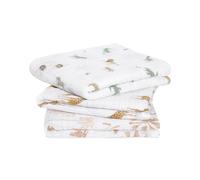 aden + anais™ Musy Squares Lot de 3 mousseline de coton bio pour l'extérieur (Safari Dream)