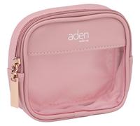 Aden Cosmetics Small Cosmetic Bag trousse de toilette pour femme petit format Pink 1 pcs