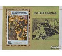 Aden - Qu´aiti State block17a (complète.Edition.) Neuf avec Gomme Originale ** MNH 1967 Peintures de Auguste Renoir (Timbres pour Les collectionneurs) Peinture
