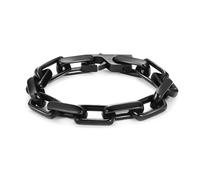 ADENLA Bracelet commémoratif pour Cendres, Trombone, Lien réglable, Souvenir pour Un être Cher, Bijoux de crémation, Bracelet pour Homme et Femme, Noir, 20 cm