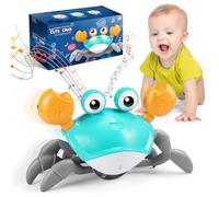 Adeokay Crabe Qui Marche Bebe, Cadeau Enfant 1 2 Ans Garcon Fille Jouet Bebe 6 7 8 9 10 Mois Jouet Enfant 1 an Crabot Le Crabe Rampant Cadeau Anniversaire Jeux Eveil Bebes 3-6-12 Mois Linkimals