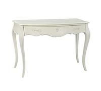 Adept Home Bureau Murano Blanc en Acajou, Collection Univers Bois