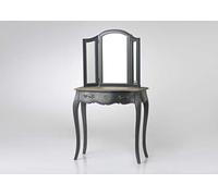 Adept Home Coiffeuse Grise en Bois, Collection Murano Celeste