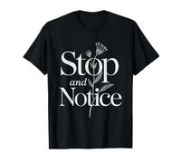 Adepte Slow Living Petites Joies Life Fleur Sauvage Nature T-Shirt