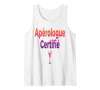 Adeptes de l'Apéro Aperologue Certified Humour Débardeur