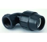 'Adequa acces. tuyaux Ekon PE - Coude 90-1/2 20020 droite