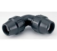 Adequa cep-63 Coude 90 ° en polypropylène renforcé avec fibre de verre, 63 mm