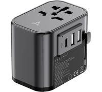 Adeqwat - Adaptateur De Voyage Universel Eu Uk Us Aus Asia 30w
