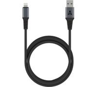 Adeqwat - Câble Lightning Vers Usb 3m Renforcé Certifié Apple Noir