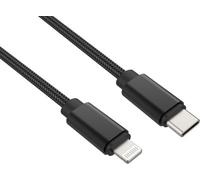 Adeqwat - Câble Lightning Vers Usb-C 2m Certifié Apple Noir