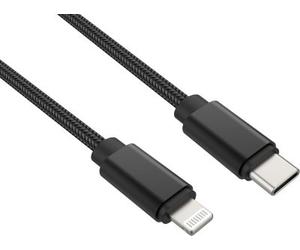 Adeqwat - Câble Lightning Vers Usb-C 2m Certifié Apple Noir