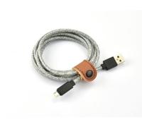 Adeqwat - Câble Micro Usb Vers Usb 2m Tréssé Gris