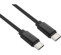 Adeqwat - Câble Usb C Vers Usb-C 2m Noir Compatible Iphone 17 16 15 Pro Max Et Samsung Galaxy S25 S24 Ultra