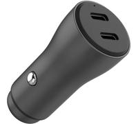 Adeqwat - Chargeur Allume Cigare 60w 2x Usb-C Noir