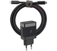 Adeqwat - Chargeur + Câble 45w Charge Rapide Usb-A/Usb-C + Câble 1m