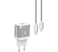 Adeqwat - Chargeur + Câble Usb-C 35w + Câble Lightning 1m Noir