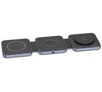 Adeqwat - Chargeur Sans Fil Magsafe 3 En 1 Plat Pliable 15w