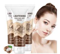 Adera Bright skin peeling Mask, chocolat Nicotinamide peeling Mask, Adera peeling Mask, anti - âge exfoliant masque, éclaircissant hydratant peeling masque (3pcs)