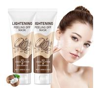 Adera Bright skin peeling Mask, chocolat Nicotinamide peeling Mask, Adera peeling Mask, anti - âge exfoliant masque, éclaircissant hydratant peeling masque (2pcs)