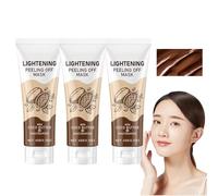 Adera Lightening Peel off Mask, Instant Niacinamide Peel-Off Mask, Adera L g Peel off Mask with Chocolate & Niacinamide, Moisturizing (3pcs)