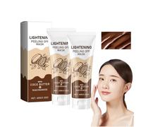 Adera Lightening Peel off Mask, Instant Niacinamide Peel-Off Mask, Adera L g Peel off Mask with Chocolate & Niacinamide, Moisturizing (2pcs)