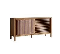 ADERFETBI Buffet moderne en bois massif, meuble de bar pour salon, meuble de bar pour la maison, buffet (S : 120 x 40 x 80 cm)