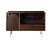 ADERFETBI Buffet nordique en bois massif, armoire de rangement alimentaire pour cuisine, salon, meuble à café, armoire de rangement d'entrée, buffets