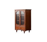 ADERFETBI Buffet Salle a Manger 70x40x105cm Meuble TV Salon Rétro Bois Massif Armoire Exposition Rangement Entrée Cuisine Meuble Bahut