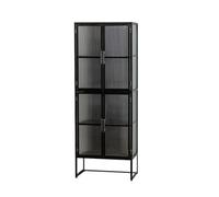 ADERFETBI Buffet Salle a Manger Armoire De Rangement en Verre for Salon Simple, Armoire D'entrée De Hall D'entrée, Buffet De Cuisine en Fer for La Maison Bahut(S:60CMX38.5CMX161CM)