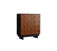 ADERFETBI Buffet Salle a Manger Armoire de Rangement pour Salon en Bois Massif 100x40x112cm, Meuble Décoratif Vintage pour Espace de Vie Cuisine Chambre Bahut