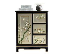ADERFETBI Buffet Salle a Manger Armoire d'entrée en Bois Peint de Style Chinois, Meuble de Hall d'entrée Moderne et Simple, Buffet de Salle à Manger de Luxe léger Bahut