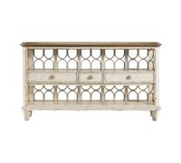 ADERFETBI Buffet Salle a Manger Buffet de Campagne for Salon, canapé, Balcon, Rangement, Restaurant Nordique, Planche rétro Vieilli, Armoire de Rangement en Bois Bahut(B:160X38X90CM)