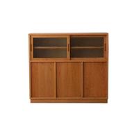 ADERFETBI Buffet Salle a Manger Buffet De Rangement Simple en Bois Massif, Meuble De Rangement for Petit Appartement Et Salon Bahut