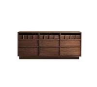 ADERFETBI Buffet Salle a Manger Buffet de Salle à Manger en Bois Massif, Meuble d'entrée de Salon Moderne, casier de Rangement for Chambre à Coucher Bahut