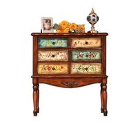 ADERFETBI Buffet Salle a Manger Buffet en Bois, Armoire d'entrée Rurale, Salon, Rangement d'entrée, Meuble de Rangement Peint à la Main Bahut