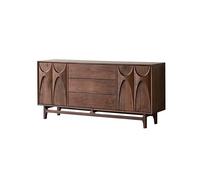 ADERFETBI Buffet Salle a Manger Buffet en Bois Massif de 180 cm, idéal for Un Salon, Une Cuisine ou Un Buffet. Bahut(160 * 42 * 82cm)