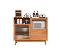 ADERFETBI Buffet Salle a Manger Buffet en Bois Massif De Mode Nordique, Armoire À Thé Simple Et Multifonctionnelle, Armoire De Rangement Bahut