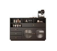 ADERFETBI Buffet Salle a Manger Buffet en Bois Massif Haut De Gamme, Armoire De Rangement Simple, for Cuisine, Thé, Restaurant, Armoire De Rangement Bahut