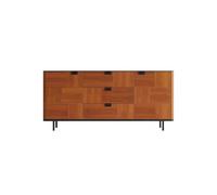 ADERFETBI Buffet Salle a Manger Buffet en Bois Massif, Meuble de Rangement décoratif, Buffet de Cuisine Bahut