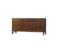 ADERFETBI Buffet Salle a Manger Buffet en Noyer de 140 cm, idéal for Les Cuisines, Les buffets et Les Restaurants. Bahut
