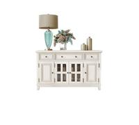 ADERFETBI Buffet Salle a Manger Buffet Mural Armoire à vin Maison Simple Restaurant Bois Massif Salon Armoire de Rangement Bahut