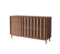 ADERFETBI Buffet Salle a Manger Buffet Mural rétro en Bois Massif for Salon, Chambre à Coucher Bahut(140cm)