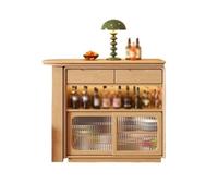 ADERFETBI Buffet Salle a Manger Buffet Nordique Créatif en Bois Massif, Armoire De Rangement Murale Intégrée À La Maison, Armoire De Rangement for Salon Bahut