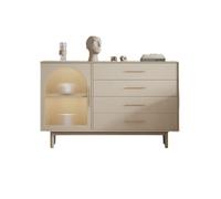 ADERFETBI Buffet Salle a Manger Buffet Nordique en Bois Massif, Armoire D'entrée Simple, Armoire De Rangement, Armoire De Rangement De Cuisine Bahut