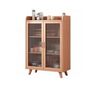 ADERFETBI Buffet Salle a Manger Buffet Simple en Bois Massif, Meuble De Rangement for Salon, Armoire De Rangement for Bol De Cuisine Bahut
