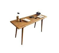ADERFETBI Bureau Grand Bureau en Orme Ancien, Table à Manger Bois Massif, Style Chinois rétro, Longue de Salon, Simple, Maison rondins, Ancienne Planche Table Pliante(140 * 60 * 75cm)