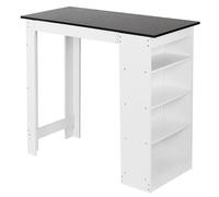 ADERFETBI Mange Debout Comptoir de Bar Moderne Moderne Nordique for Le Salon de Salon du Bureau de Cuisine multifonctionnelle comptoir avec Un Rack à 4 Niveaux for Le Stockage Table Bar(B)